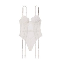 Боди Victoria’s Secret Shine Straps & Garters White