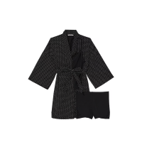 Пижама Victoria's Secret 3-piece Set Cotton Black