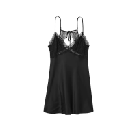 Пеньюар Lace Garter Slip Black