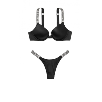 Комплект білизни Victoria Secret Very Sexy Shine Strap Black