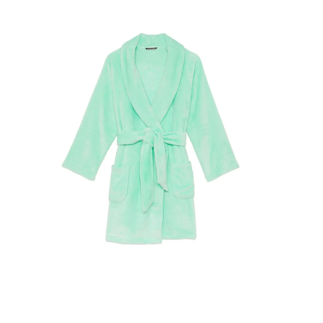 Халат Victoria’s Secret Short Cozy Robe Waterfall Green