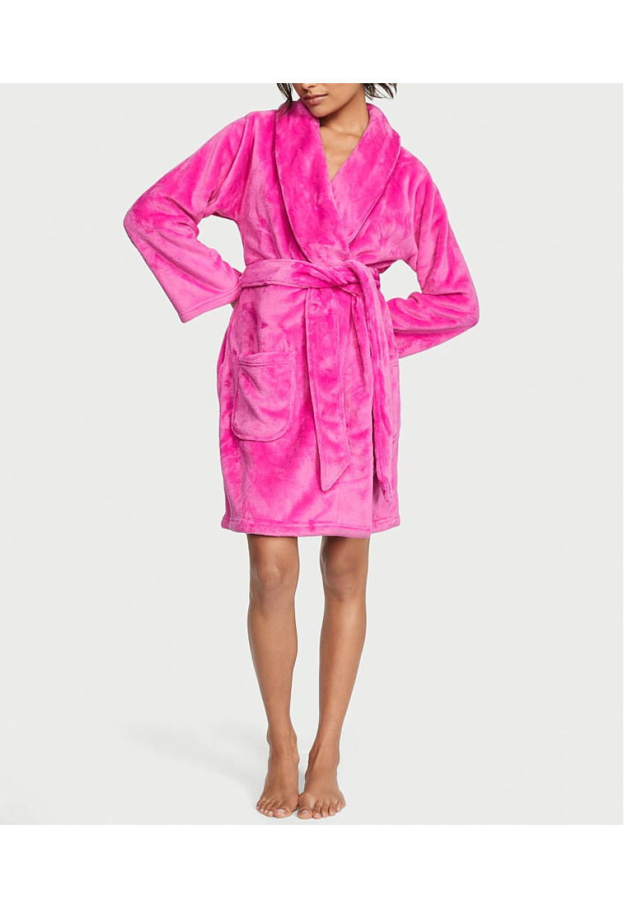 Халат Victoria's Secret Short Cozy Robe Fucshia Frenzy