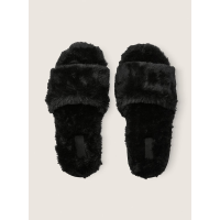 Капці Victoria's Secret PINK Faux Fur Slipper Black