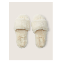 Капці Victoria's Secret PINK Faux Fur Slipper White