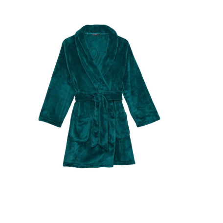 Халат Victoria’s Secret Short Cozy Robe Deepest Green