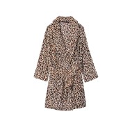 Леопардовий Халат Victoria’s Secret Cozy Plush Short Robe