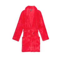 Халат Victoria’s Secret Lipstick Cozy Plush Short Robe