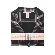 Пижама черная VS Flannel Long PJ Set
