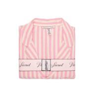 Пижама в полоску VS Flannel Long PJ Set Pink Stripes