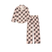 Пiжама леопардова VS Flannel Long PJ Set