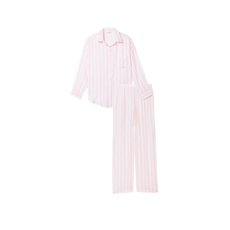 Пижама Cotton-Modal Long Pajama Set Pretty Blossom Stripes