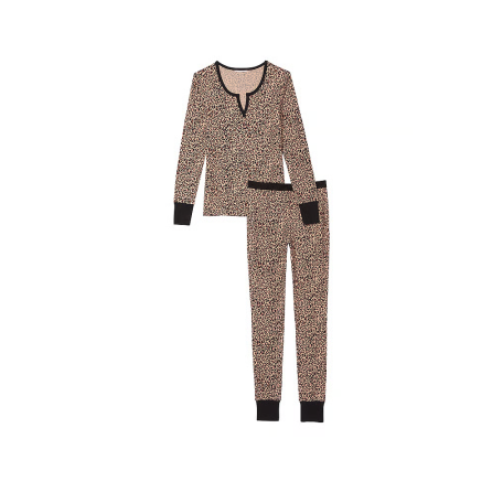 Термо - пижама Thermal Long Pajama Set Leopard