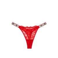 Трусики стринги Shine Strap Lace Thong Panty Lipstick 