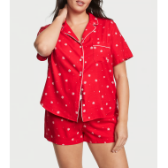 Піжама Flannel Short Pajama Set Lipstick